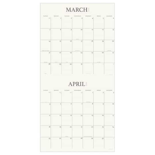 2027 2 Year Grid Wall Calendar